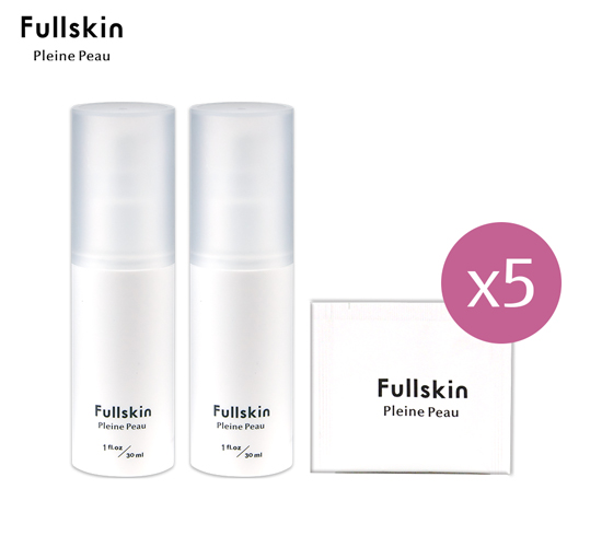 2入組-Fullskin新原生蘭修護精華乳(30ml)，加送2ml隨身包*5